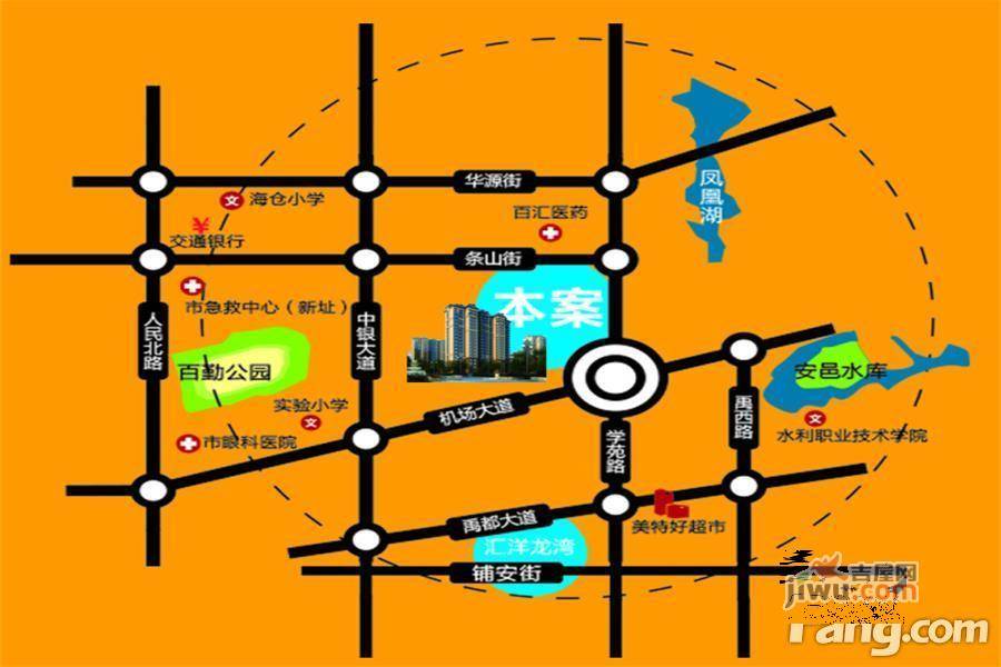 荣业新悦城位置交通图