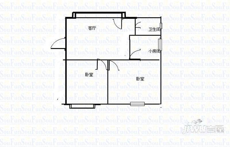 柳西苑2室1厅0卫户型图