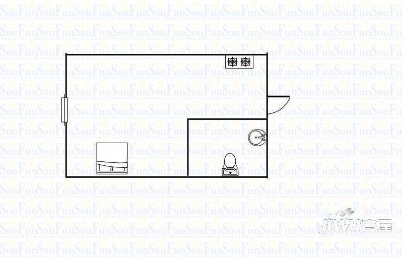 绿城花园2室1厅0卫户型图