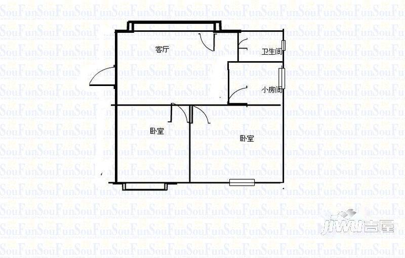 紫岚苑2室1厅0卫户型图