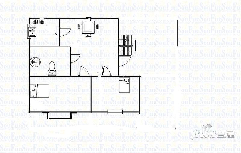 紫城花园2室1厅0卫户型图