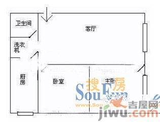 丰乐公寓3室2厅2卫户型图