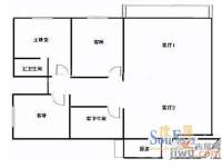 菜花泾3室2厅2卫户型图