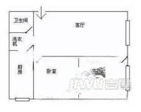 洪波苑2室1厅1卫户型图