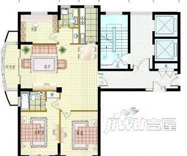 名人国际花园4室2厅2卫151㎡户型图