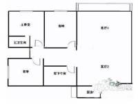 杨柳湾公寓3室2厅2卫户型图