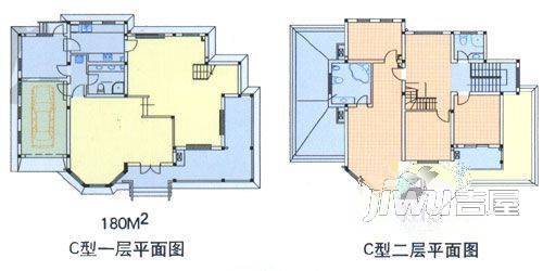 紫金豪庄3室2厅2卫131㎡户型图