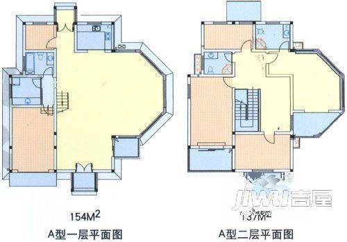 紫金豪庄3室2厅2卫131㎡户型图