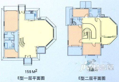 紫金豪庄3室2厅2卫131㎡户型图