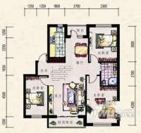 启阳小区3室2厅1卫112㎡户型图