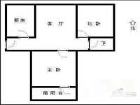 美佳国际广场2室1厅1卫户型图