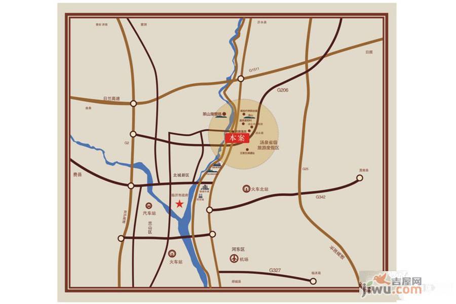 名仕温泉国际城位置交通图图片