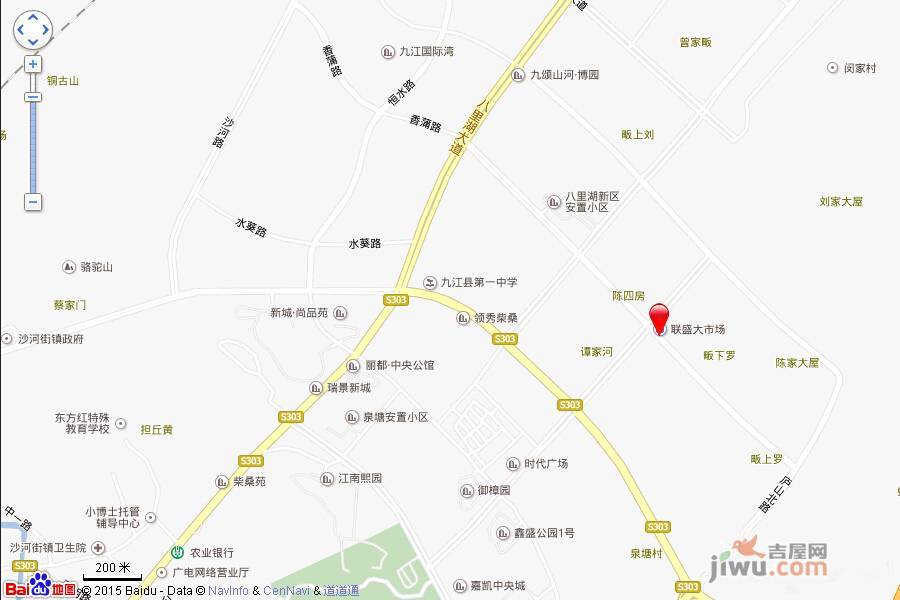 九江国际皮草商贸城位置交通图图片
