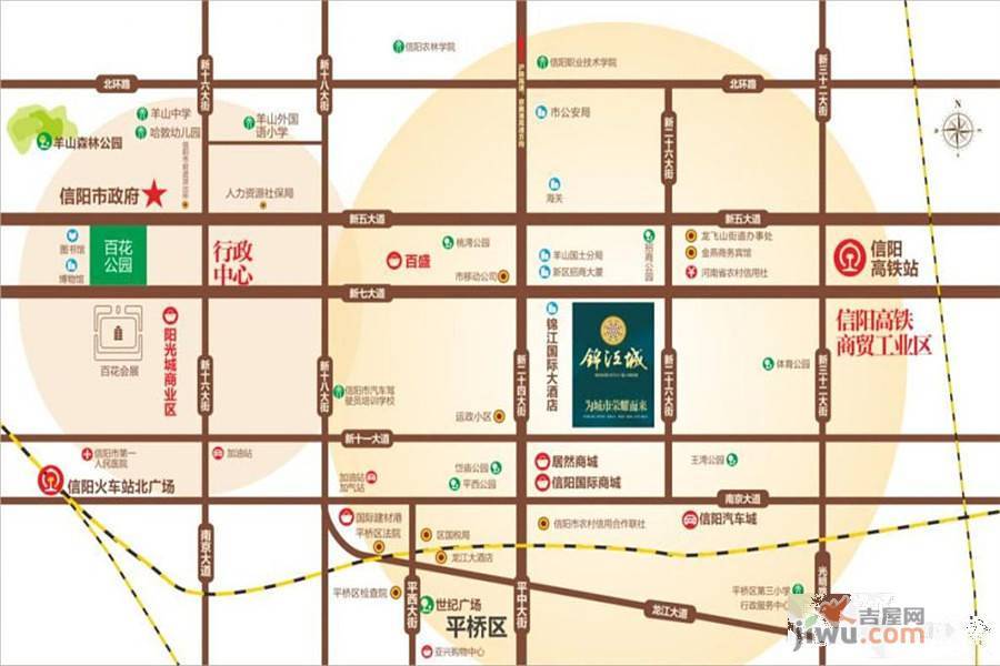 泰岩锦江城位置交通图