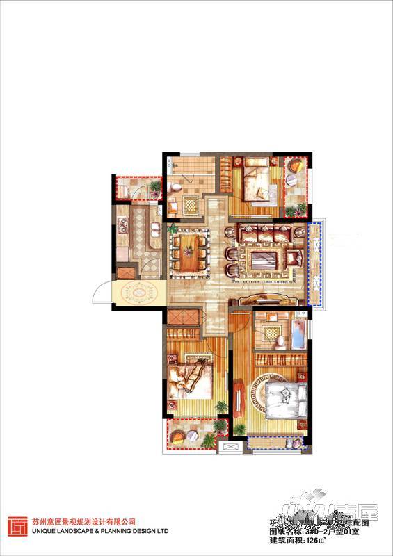 路劲主场琅悦1室0厅0卫户型图