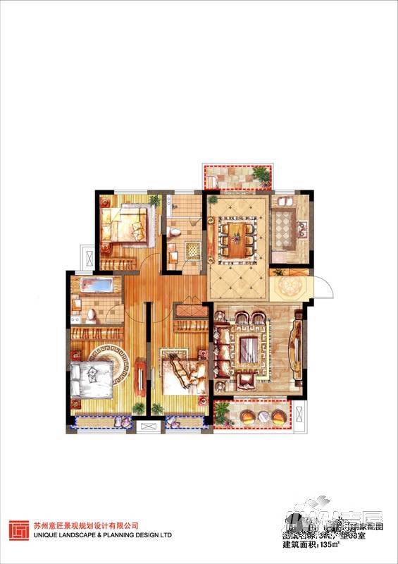 路劲主场琅悦3室0厅0卫户型图