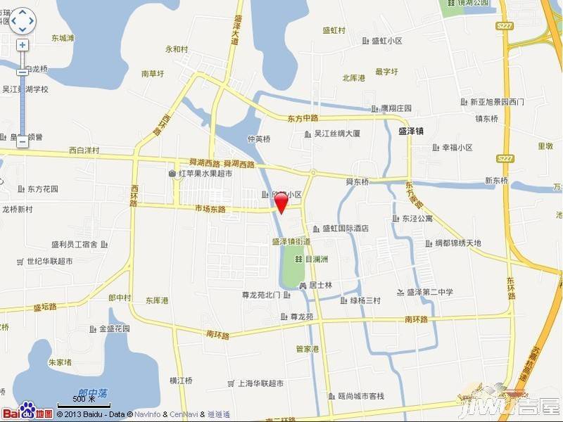 盛泽城市广场位置交通图图片