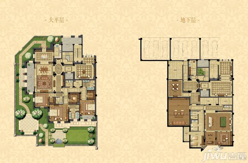 绿城苏州御园4室4厅5卫732㎡户型图