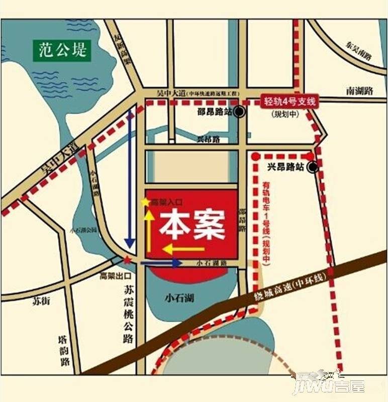 招商小石城玉兰园位置交通图图片