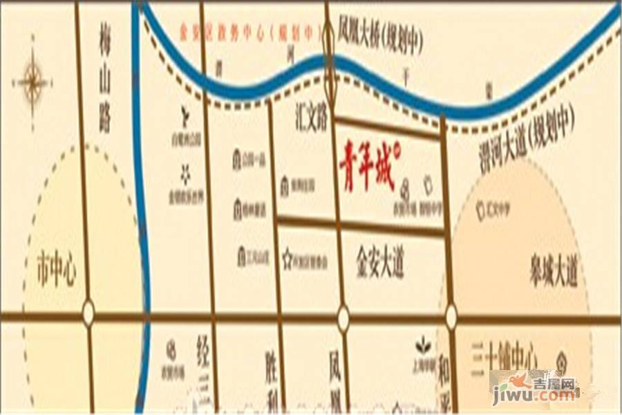 华宇青年城位置交通图图片