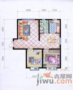 香林湾普通住宅100.3㎡户型图