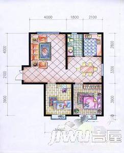 香林湾普通住宅100.3㎡户型图