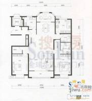 江南壹號3室2厅2卫193㎡户型图