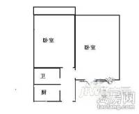 松江社区2室1厅1卫户型图