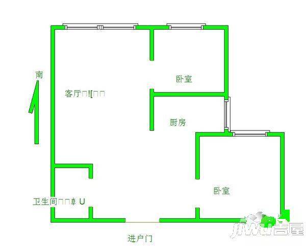 建龙水韵名城3室2厅2卫户型图