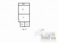 鑫兴君府1室1厅1卫户型图