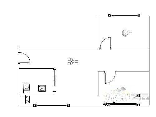 丰满教工楼2室1厅1卫户型图