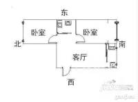 建设家园2室1厅1卫户型图