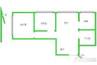 五星国际名家2室2厅1卫户型图