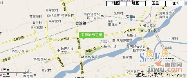 双峰城市花园位置交通图图片