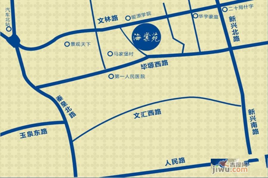 福林海棠苑位置交通图
