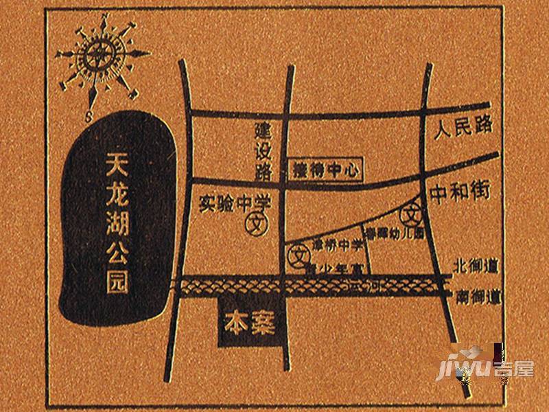 天龙湖运河城位置交通图