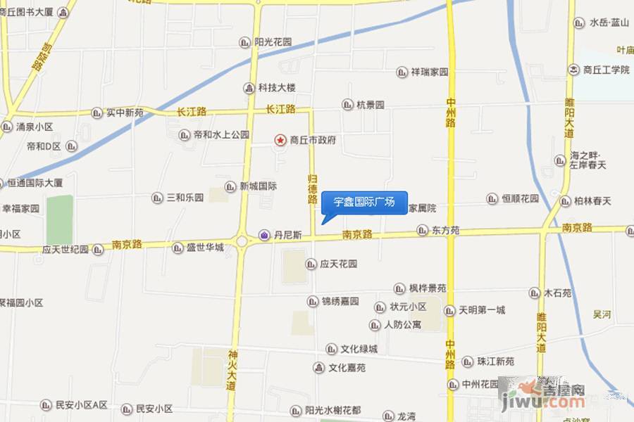 宇鑫国际广场位置交通图