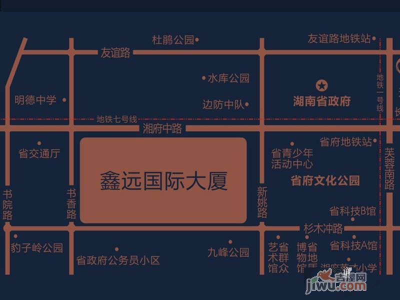鑫远国际大厦位置交通图图片