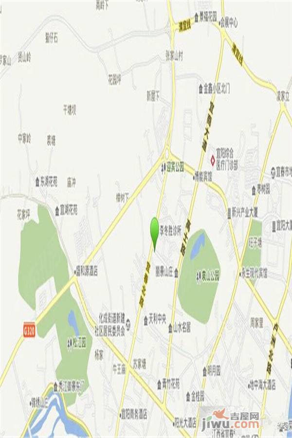 香樟儿童城位置交通图1