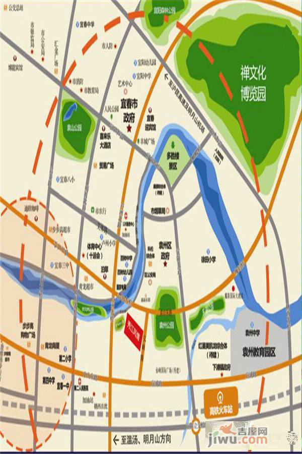秀江风情位置交通图图片