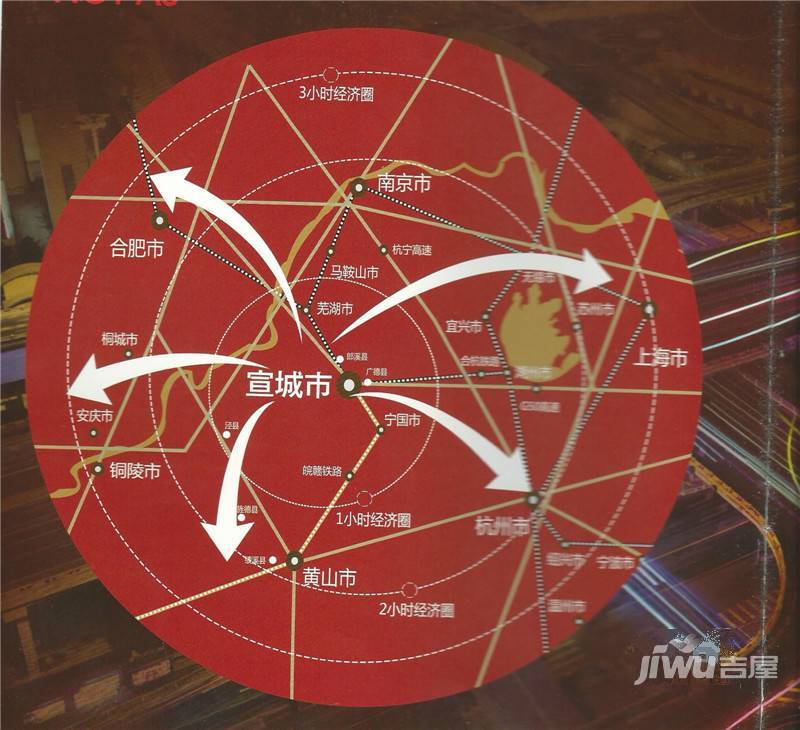 宣城中国旅游商品博览城位置交通图