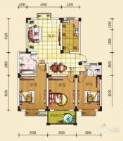 绿源聚龙湾3室2厅2卫106.3㎡户型图