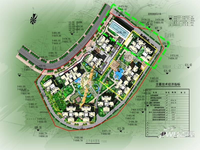 通江城南商贸城规划图图片