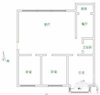 新奥小区3室2厅2卫户型图