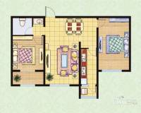 胜芳世纪花园2室2厅1卫91.9㎡户型图