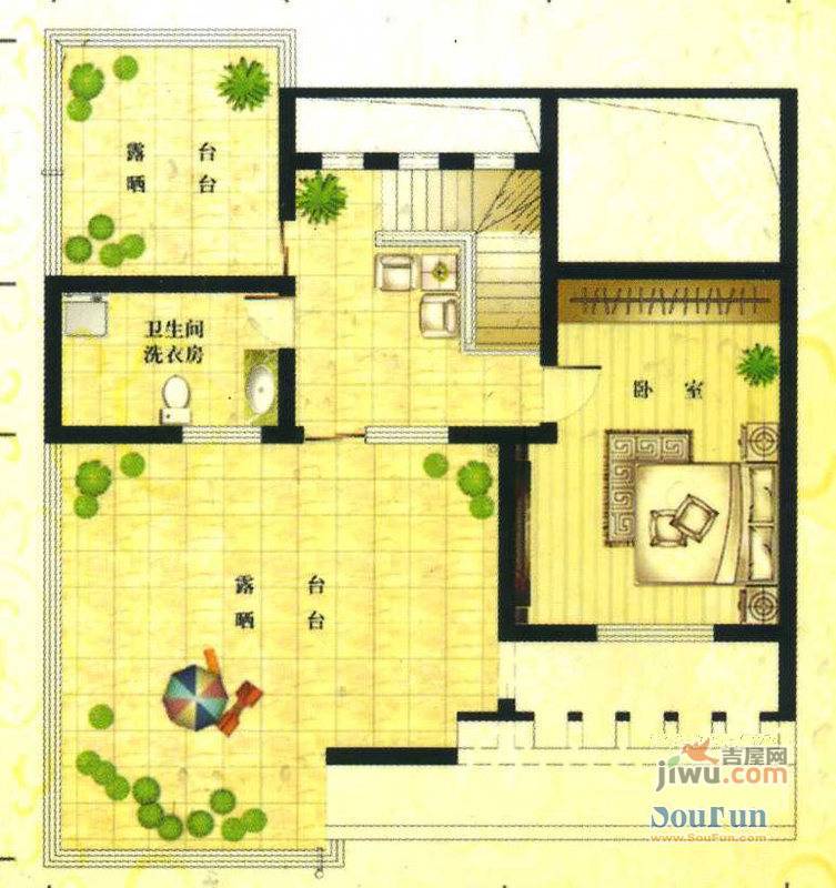 香山墅园蓝爵house普通住宅279㎡户型图