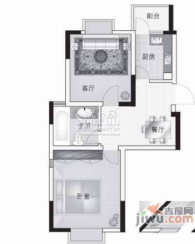 西郡188花园3室2厅2卫164.3㎡户型图