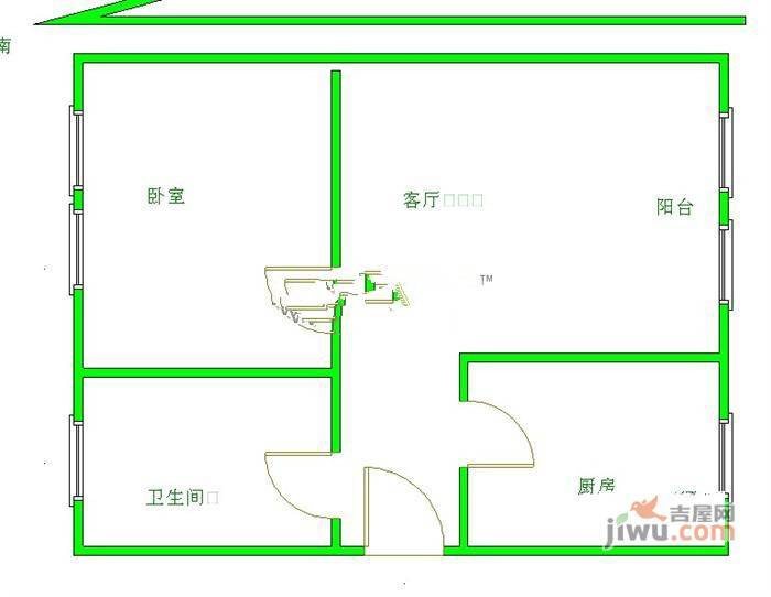 京华城怡景苑3室0厅0卫户型图