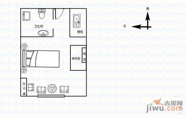 文汇苑3室0厅0卫户型图