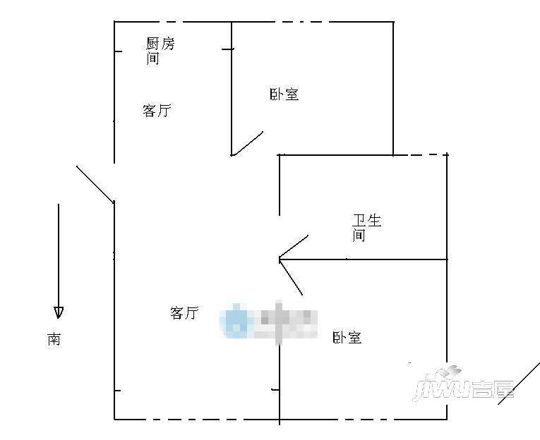 西湖花园3室0厅0卫户型图